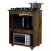 Balcão para Cooktop 5 Bocas 2 Nichos Turim Kaiki Móveis Ipê