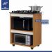 Balcão para Cooktop 5 Bocas 2 Nichos Turim Nature/Off White