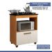 Balcão para Cooktop 5 Bocas Salvia Kaiki Móveis Nature Off White