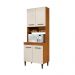 Cozinha Modulada 10 Portas 3 Gavetas Kaiki Móveis Nature Off White