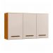 Cozinha Modulada 10 Portas 3 Gavetas Kaiki Móveis Nature Off White