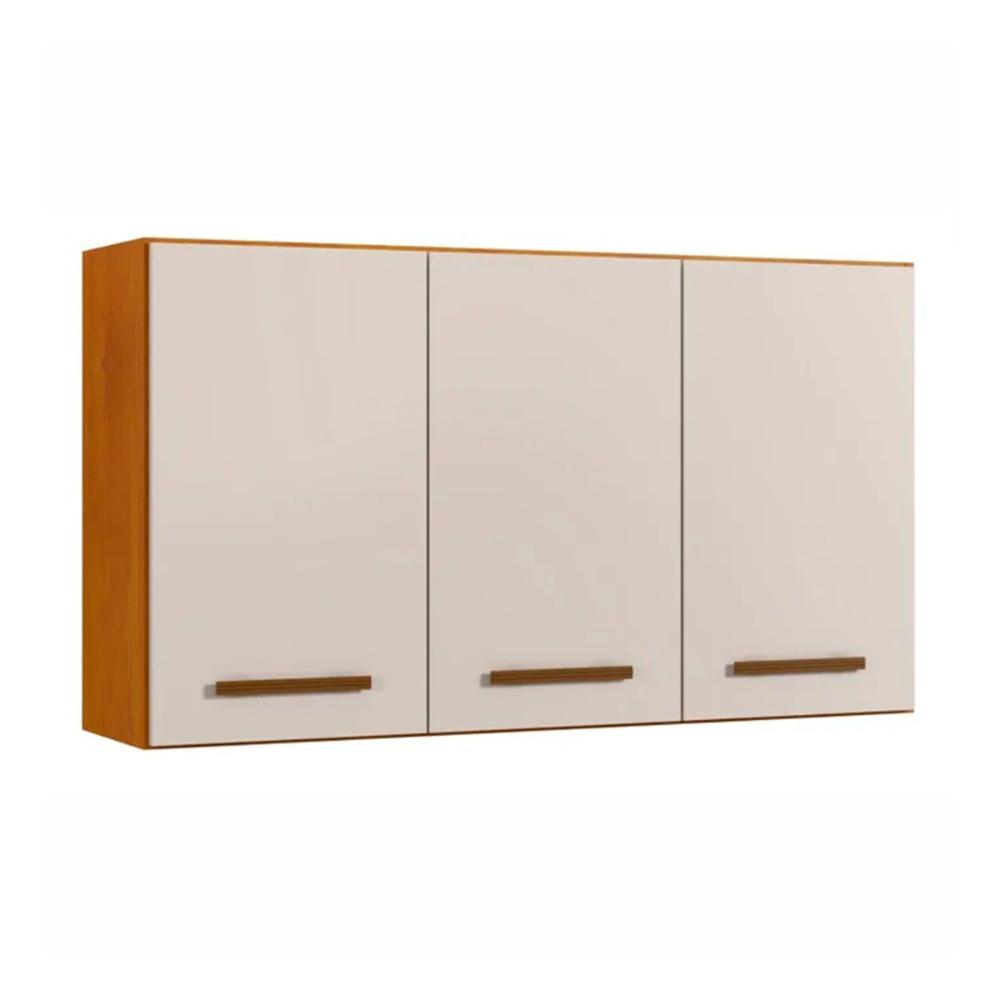 Cozinha Modulada 10 Portas 3 Gavetas Kaiki Móveis Nature Off White