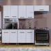 Cozinha Modulada Atenas 9 Portas Kaiki Móveis Branco