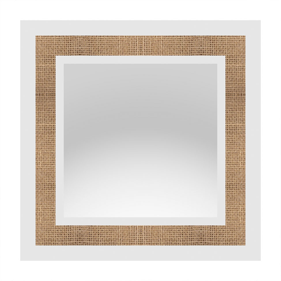 Espelho Decorativo Special Branco 47x47 cm