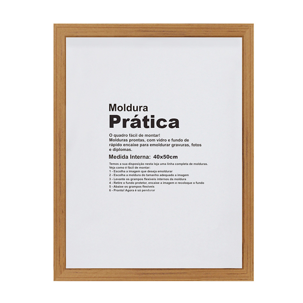 Moldura Decora 40x50 Marrom