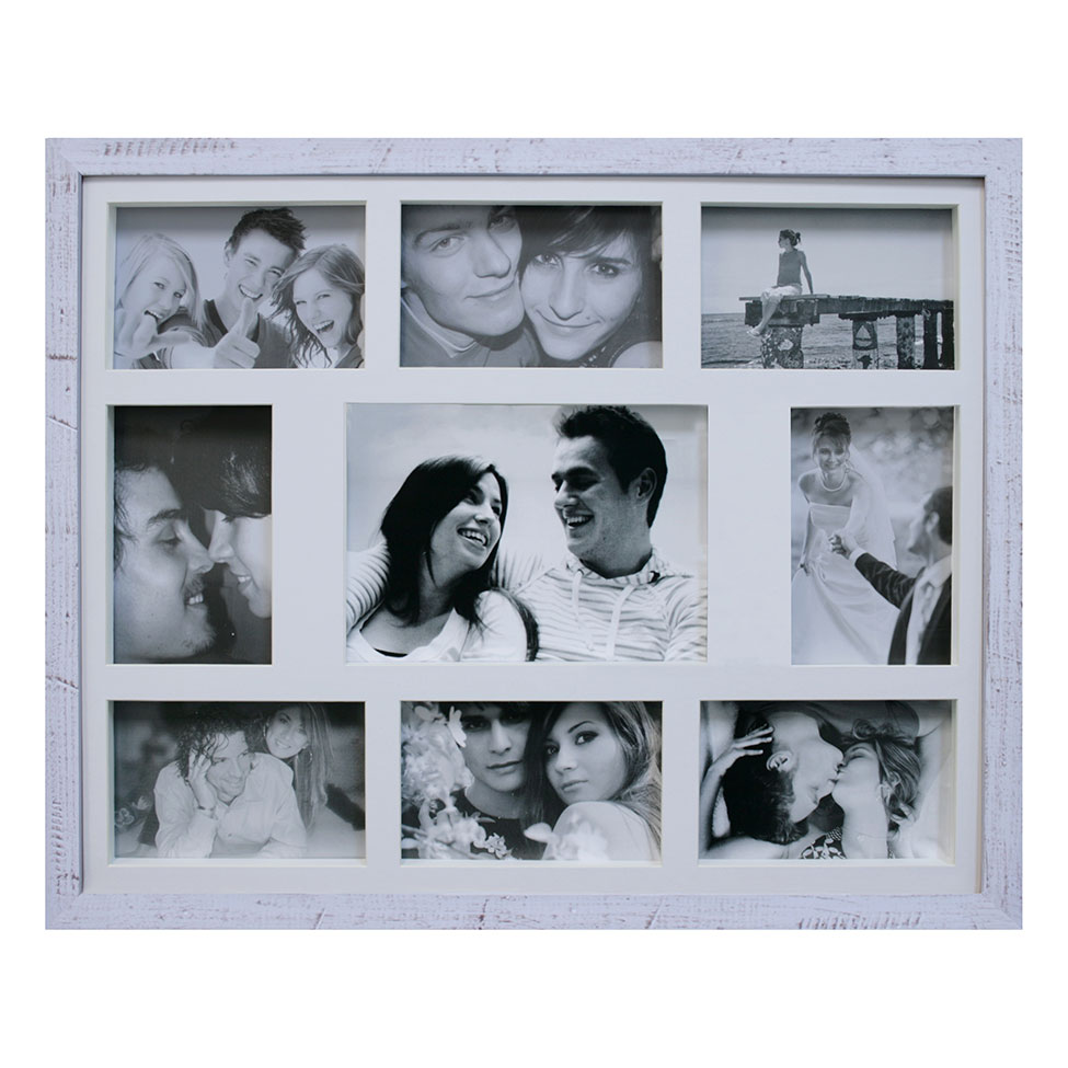 Painel de Fotos Bee Collection 43X53 Rustics  8 Fotos 10x15 e 1 Foto 15x21 Kapos