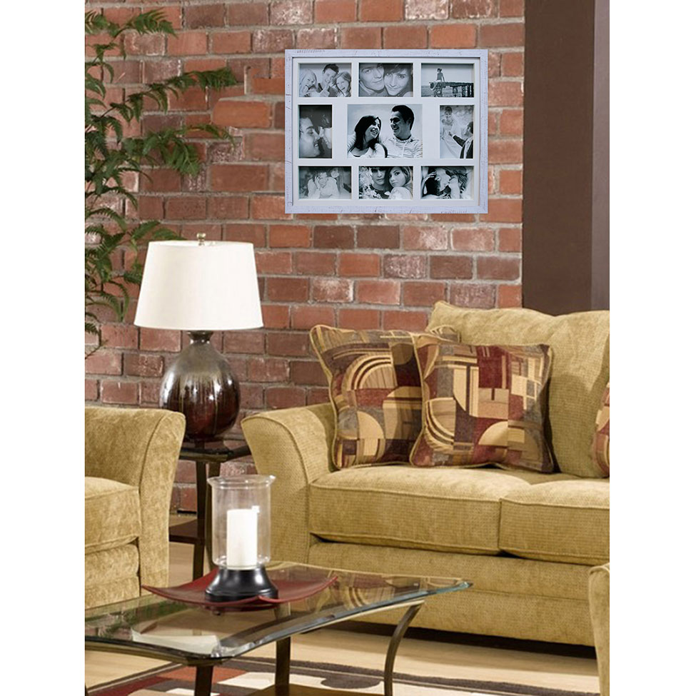 Painel de Fotos Bee Collection 43X53 Rustics  8 Fotos 10x15 e 1 Foto 15x21 Kapos