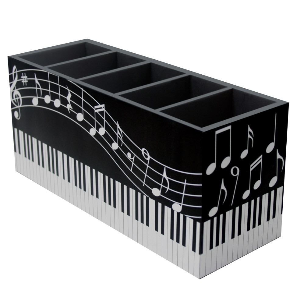 Porta-Controle Music 5 Divisões  10x22x8cm Colorido Kapos