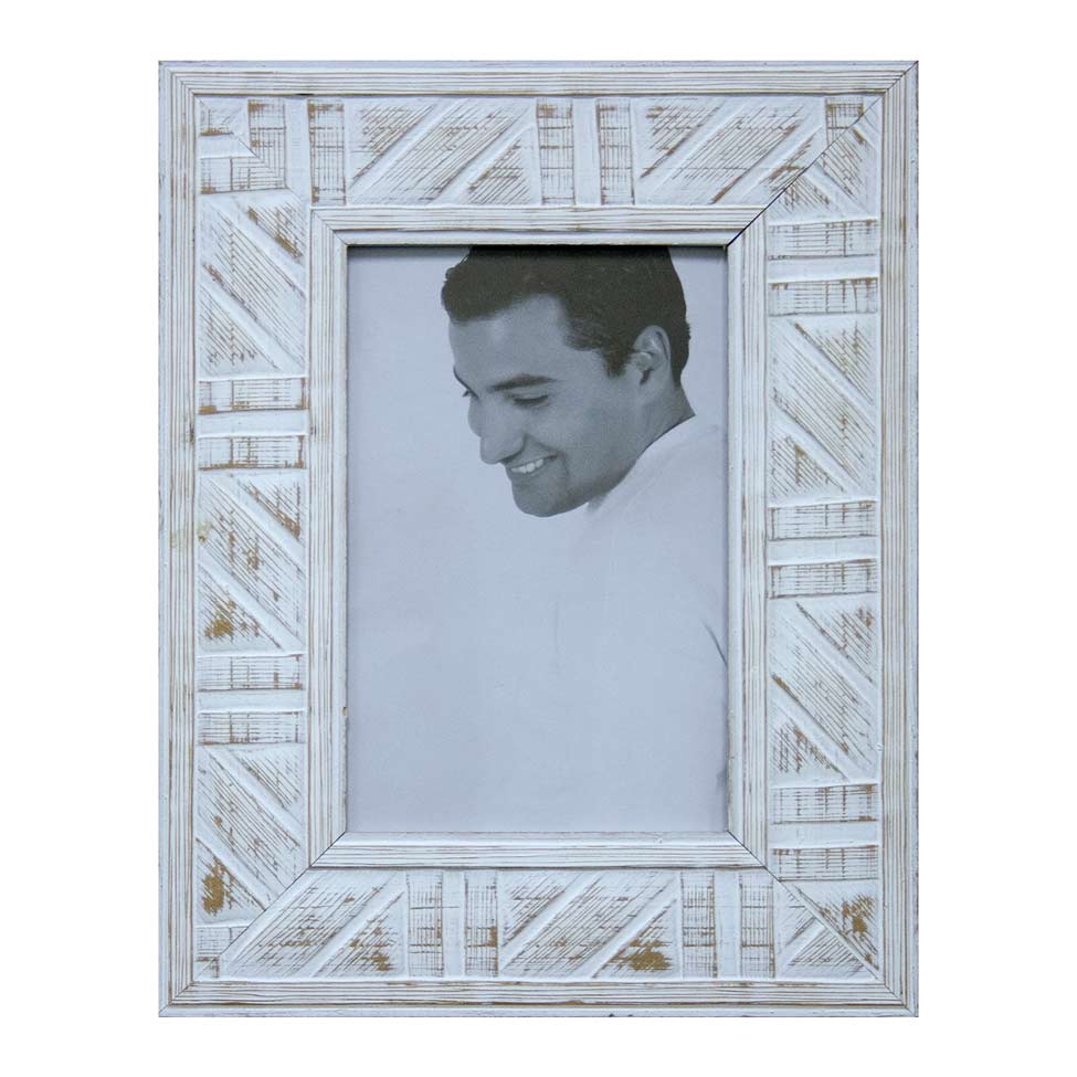 Porta Retrato de Mesa Branco 23x18x1