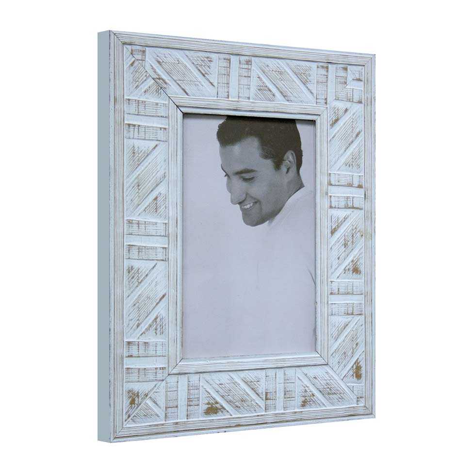 Porta Retrato de Mesa Branco 23x18x1