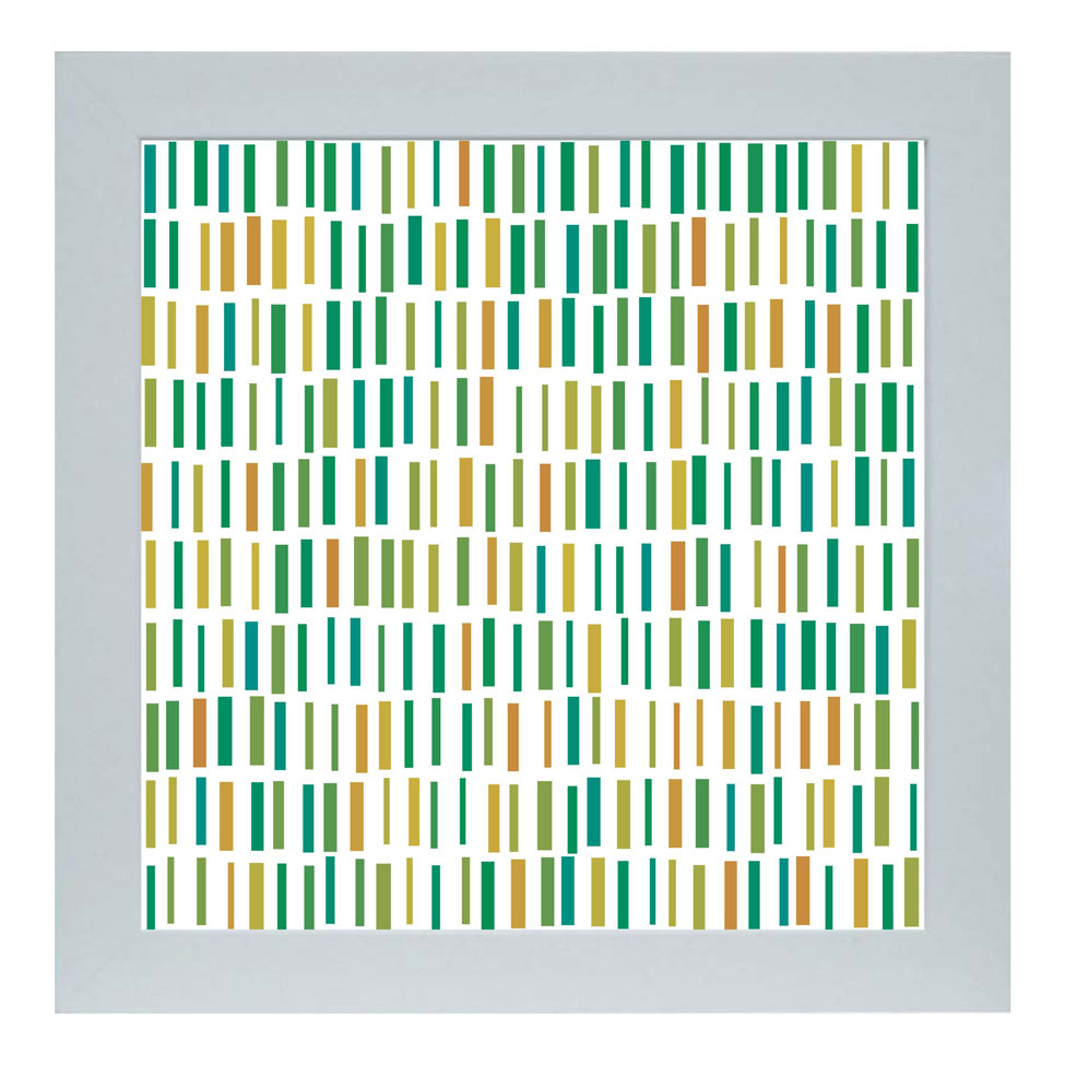 Quadro 65894 Abstrato 33x33 cm Branco