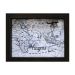 Quadro Cofre Map Betume 13x18cm