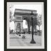 Quadro Contemporâneo Arco 28x23 Preto com Vidro