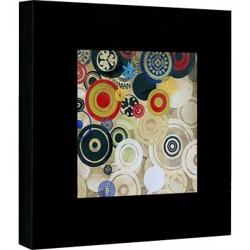 Quadro decorativo Evolution 25 x 25 cm Preto