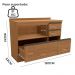  Balcao Com Tampo 1P 4G 120 cm Maxxi G746 Canela Kappesberg