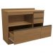  Balcao Com Tampo 1P 4G 120 cm Maxxi G746 Canela Kappesberg