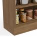 [OUTLET] Balcão de Cozinha Botanic 2 Portas Nogueira e Verde Oliva