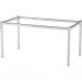 [OUTLET] Base para Mesa Retangular Reno Cromada 148 cm