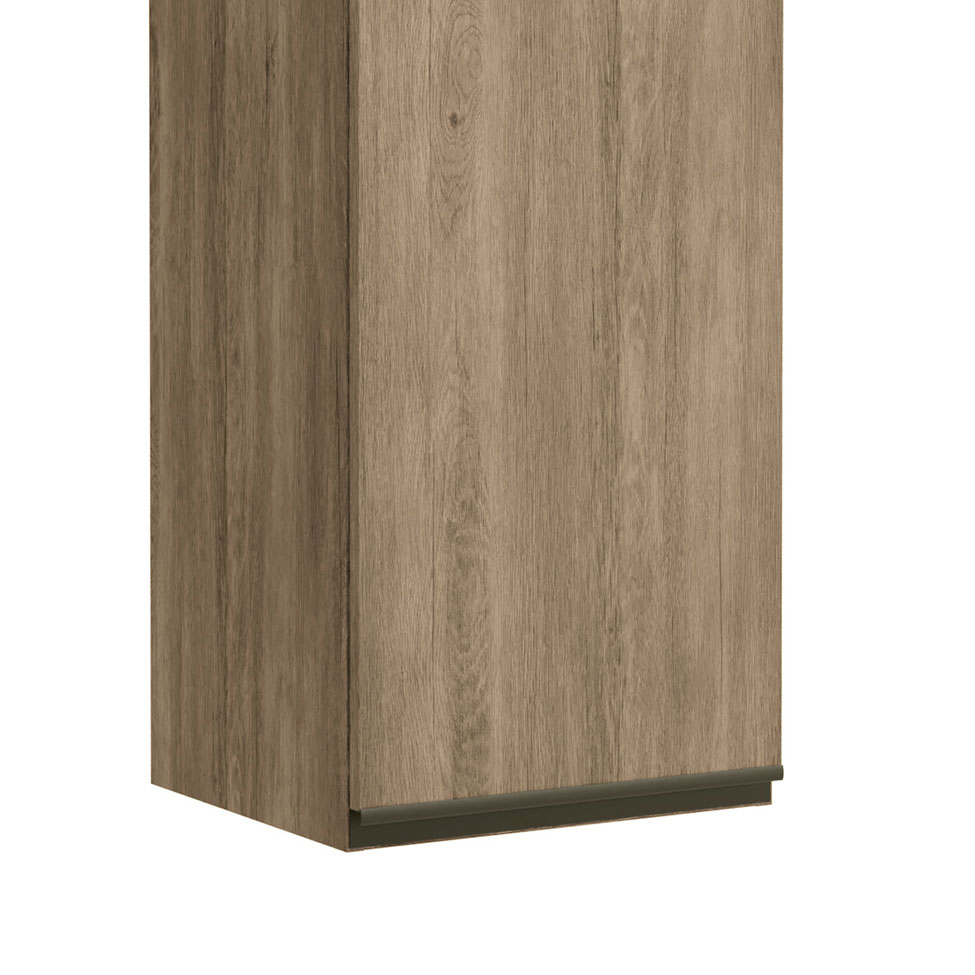 Armário Aéreo Bruges 1 Porta Nogal 40 cm