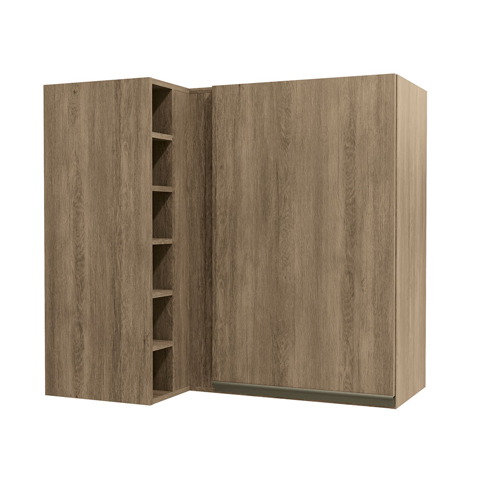 Armário Aéreo Bruges 1 Porta Nogal 98 cm