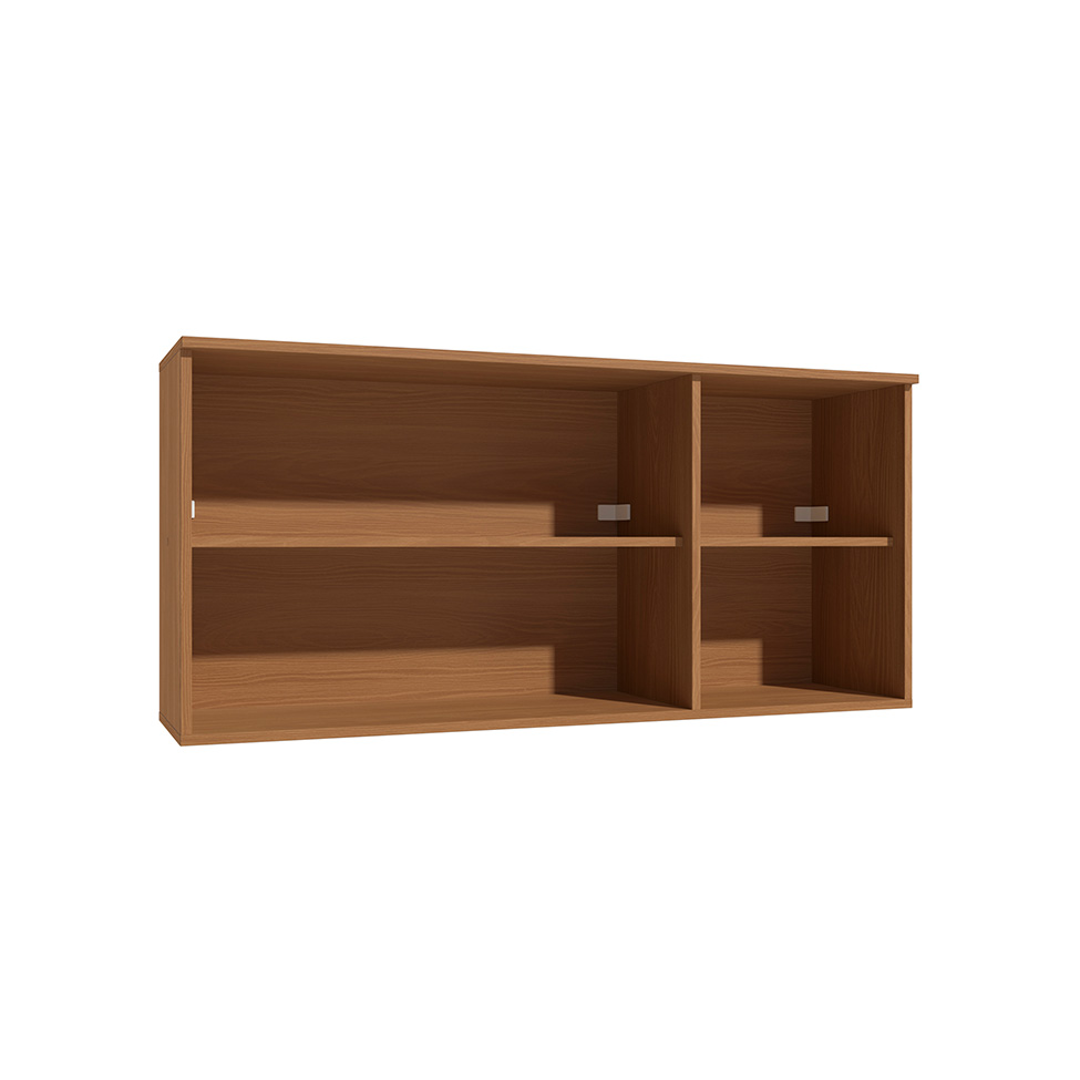 Armário Aéreo Linna 3 Portas Canela 120 cm