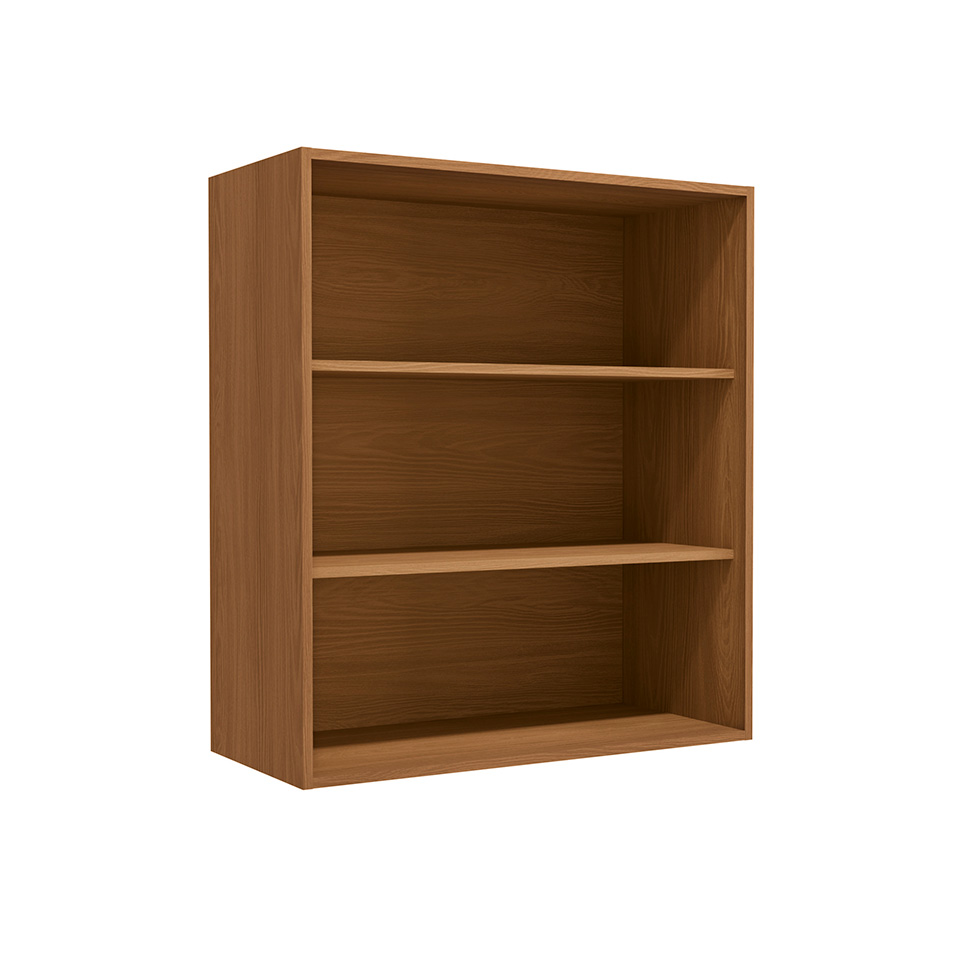 Armário Aéreo com Vidro Maxxi 2 Portas Canela