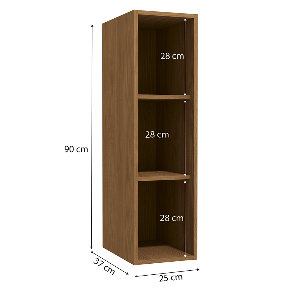 Armario Aereo 1 Porta 25 cm MDP Maxxi G759 Canela Kappesberg