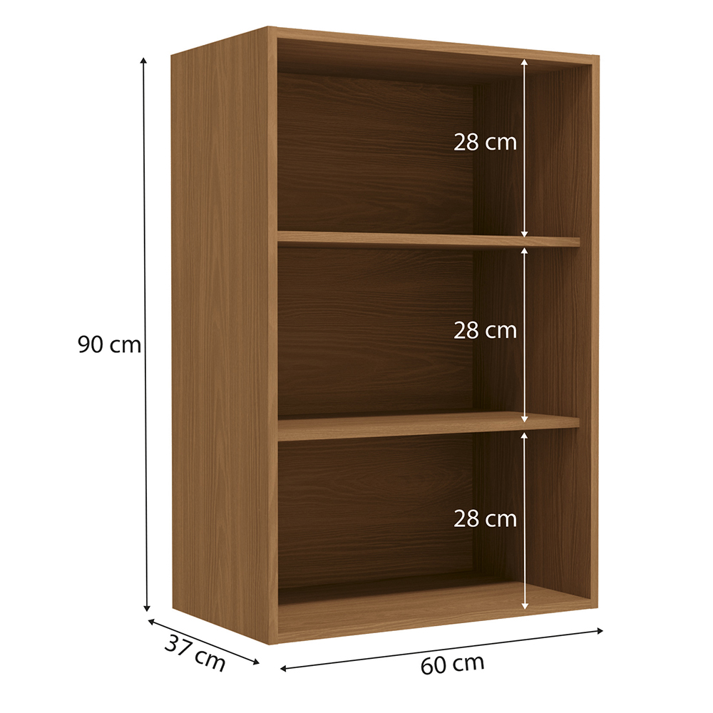 Armario Aereo 1 Porta 60 cm MDP Maxxi G762 Canela Kappesberg