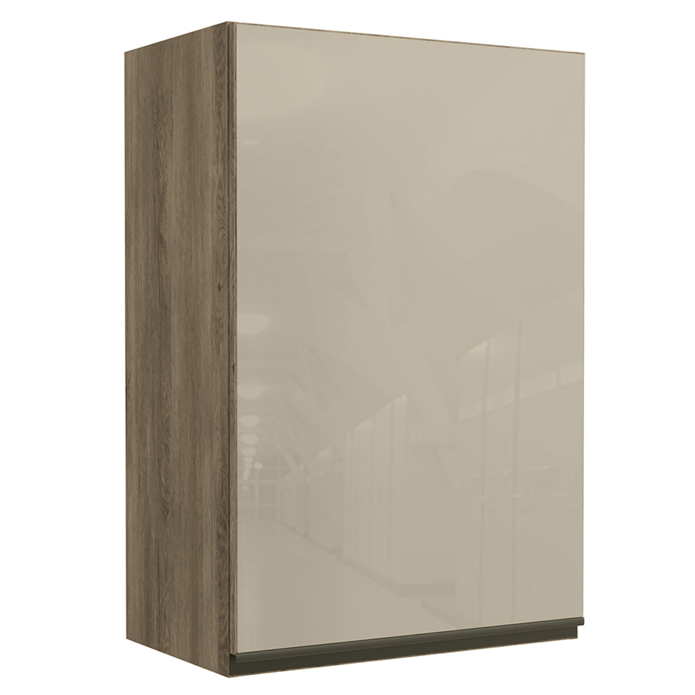 Armario Aereo 1 Porta Vidro 60 cm MDP Maxxi G763 Nogal Kappesberg