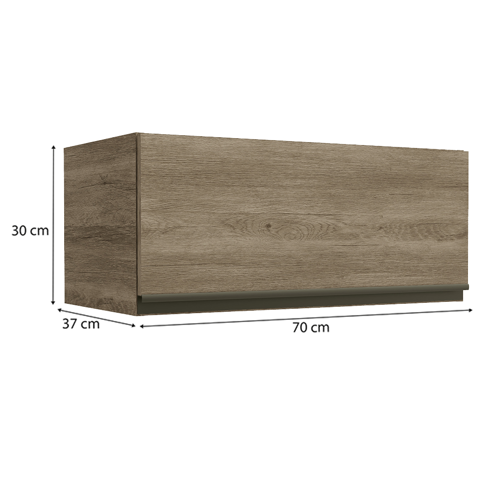 Armario Aereo Basculante 1P 70 cm Maxxi G769 Nogal Kappesberg