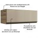 Armario Aereo Basculante 1P Vidro 80 cm Maxxi G770 Nogal Kappesberg