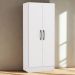 Armario Multiuso 2 Portas 137x57 cm N409 Branco Kappesberg