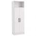Armario Multiuso 2 Portas 167x57 cm N408 Branco Kappesberg