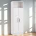 Armario Multiuso 2 Portas 167x57 cm N408 Branco Kappesberg