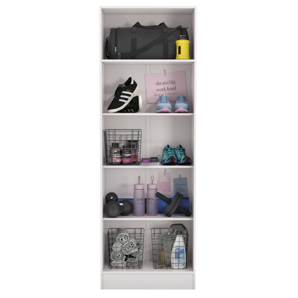 Armario Multiuso 2 Portas 167x57 cm N408 Branco Kappesberg