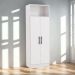 Armario Multiuso 2 Portas 167x57 cm N408 Branco Kappesberg