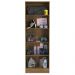 Armario Multiuso 2 Portas 167x57 cm N408 Nogueira Kappesberg