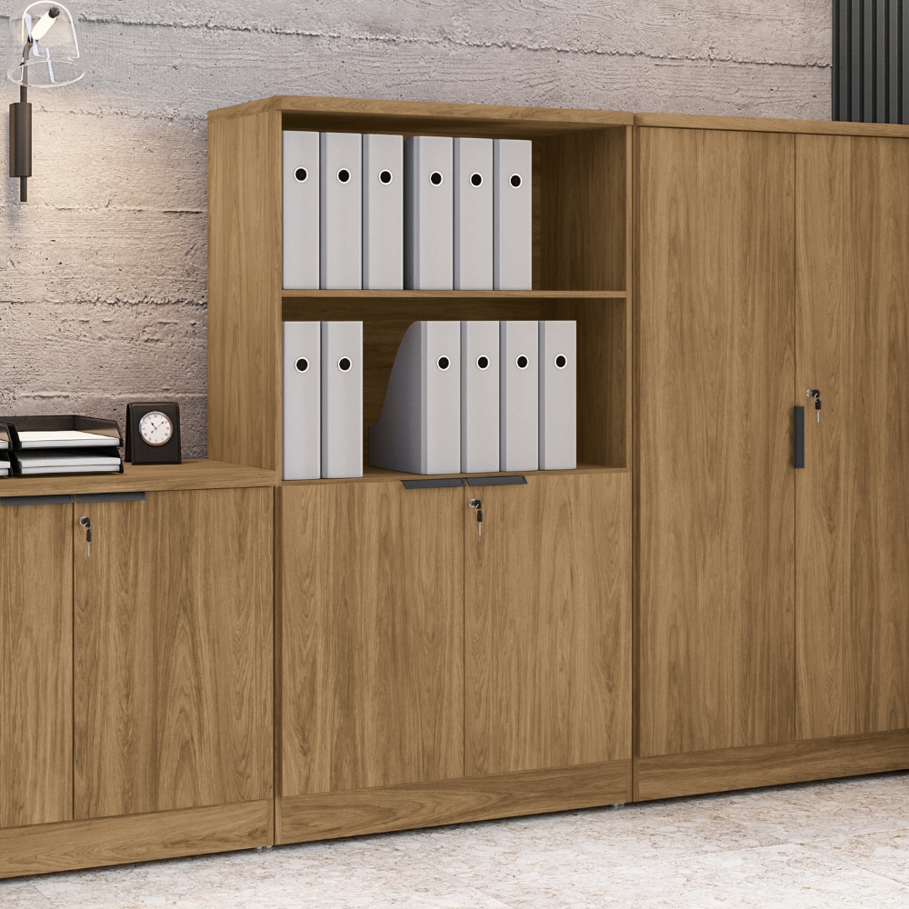 Armario Para Escritorio 2P 161x91 cm Versatil 1012A Itapua Kappesberg