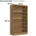 Armario Para Escritorio 2P 161x91 cm Versatil 1013A Itapua Kappesberg