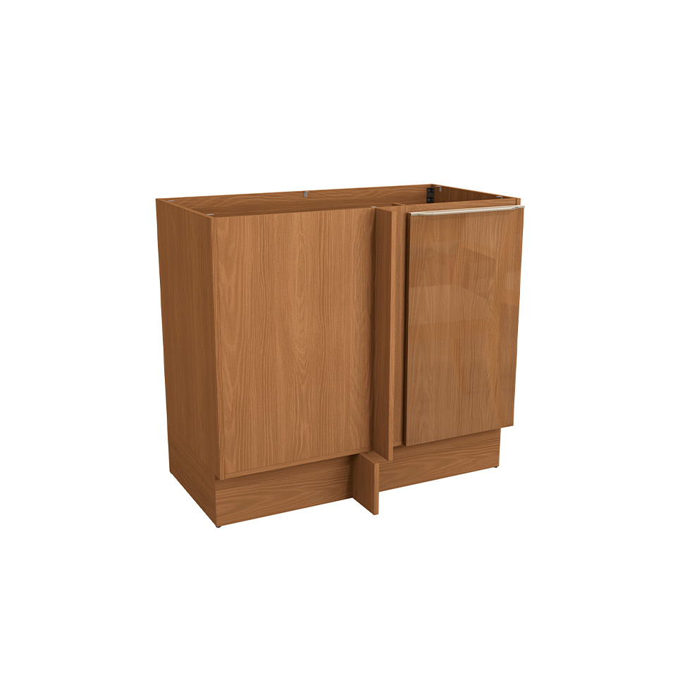 Balcão de Canto Vibra sem Tampo 1 Porta Canela 98 cm