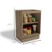 Balcão de Cozinha Maxxi 1 Porta Nogal 60 cm