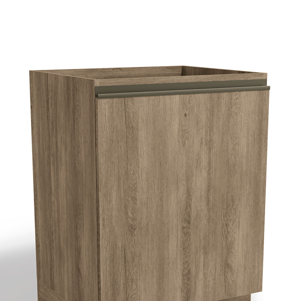 Balcão de Cozinha Maxxi 1 Porta Nogal 60 cm