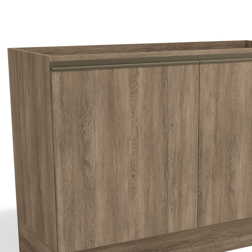 Balcão de Cozinha Maxxi 2 PT Nogal 120 cm