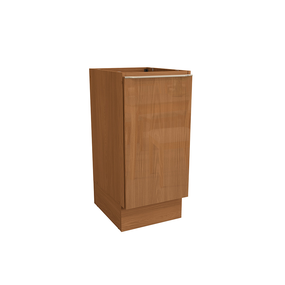 Balcão de Cozinha Vibra sem Tampo 1 Porta Canela 40 cm