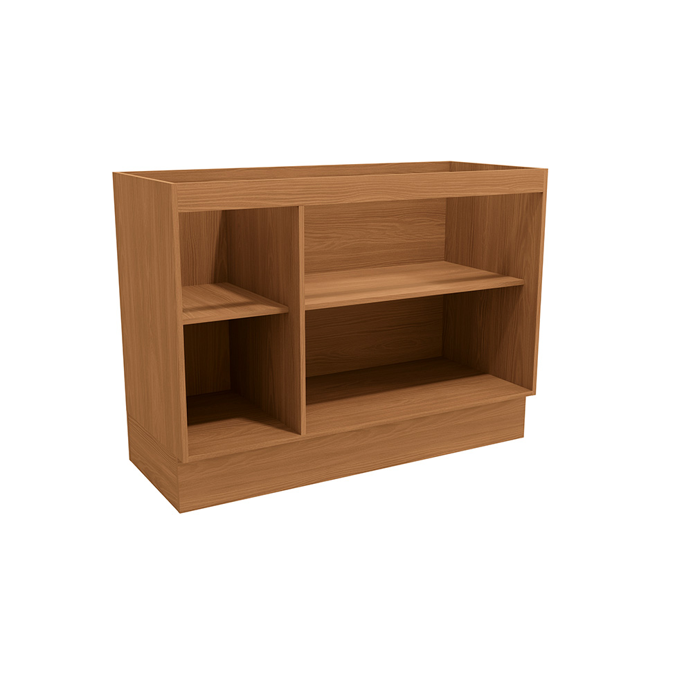 Balcão de Cozinha sem Tampo Maxxi 2 Portas Canela 120 cm