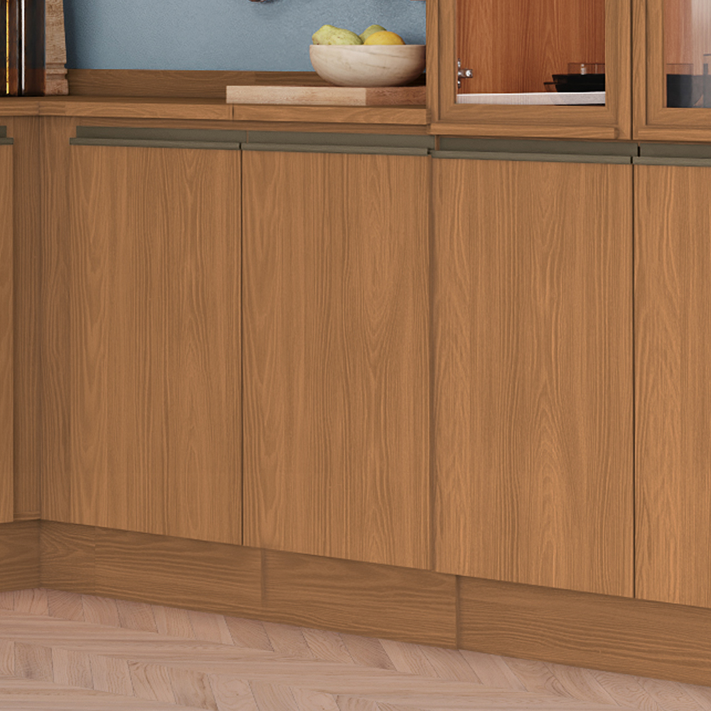 Balcao Com Tampo 1 Porta 40 cm MDP Maxxi G741 Canela Kappesberg