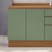 Balcao Com Tampo 2 Portas 80 cm Maxxi G744 Canela Verde Kappesberg