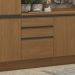 Balcao Com Tampo 3 Gavetas 60 cm Maxxi G743 Canela Kappesberg