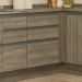 Balcao Com Tampo 3 Gavetas 60 cm Maxxi G743 Nogal Kappesberg
