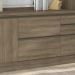 Balcao Com Tampo 80 cm 2 Gavetas MDP Maxxi G755 Nogal Kappesberg